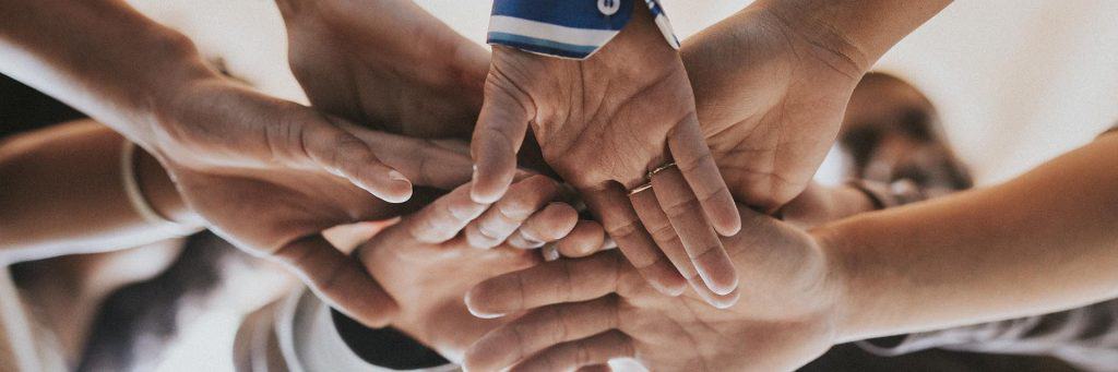 Community of people teamwork